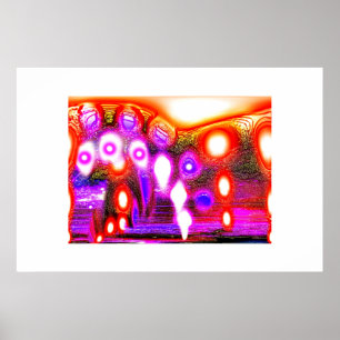 Spirituele omega funky poster