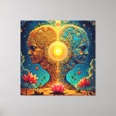 Spirituele ontwakingskunst canvas afdruk (Voorkant)