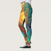 Spirituele ontwakingskunst leggings (Links)