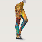 Spirituele ontwakingskunst leggings (Rechts)