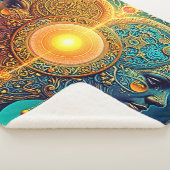 Spirituele ontwakingskunst sherpa deken (3/4)