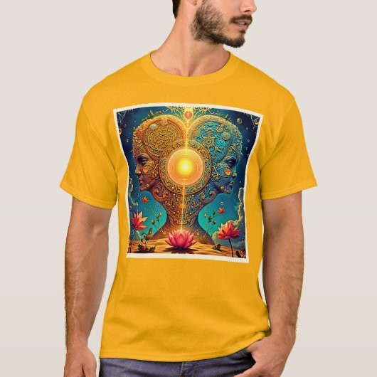 Spirituele ontwakingskunst t-shirt (Voorkant)