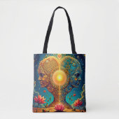 Spirituele ontwakingskunst tote bag (Voorkant)