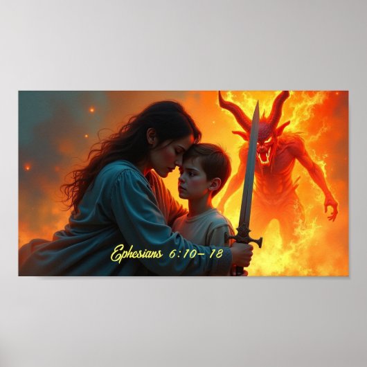 Spirituele oorlogvoering poster (Voorkant)