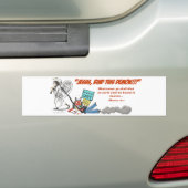 Spirituele oorlogvoering verklaren! Bumpersticker (Op auto)