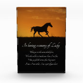 Spirituele Paardenherdenking Fotoblokken (Voorkant)