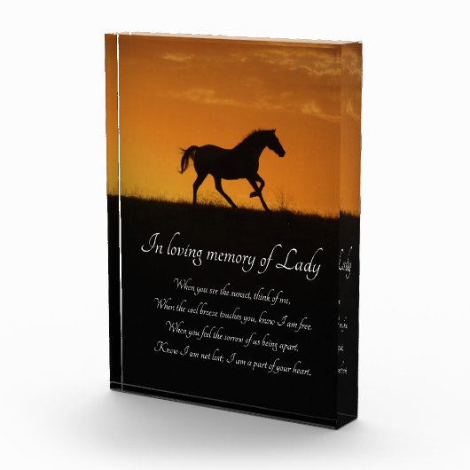 Spirituele Paardenherdenking Fotoblokken (Rechts)