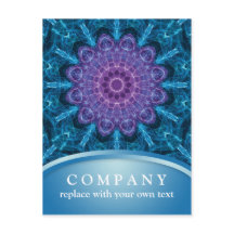 Spirituele Paarse ventilator Mandala