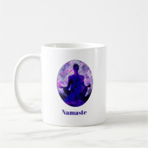 Spirituele Paarse vergadering Yoga Pose Namaste