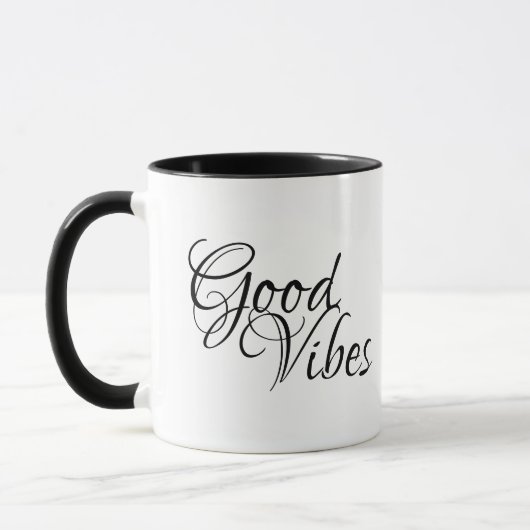 Spirituele positieve vibes-prijsopgave mok (Links)