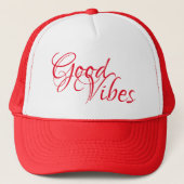 Spirituele positieve vibes-prijsopgave trucker pet (Voorkant)