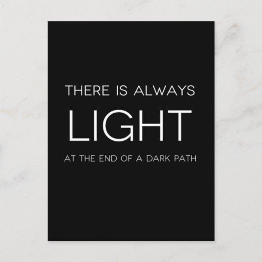 Spirituele prijsopgave briefkaart (Voorkant)