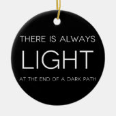 Spirituele prijsopgave keramisch ornament (Voorkant)