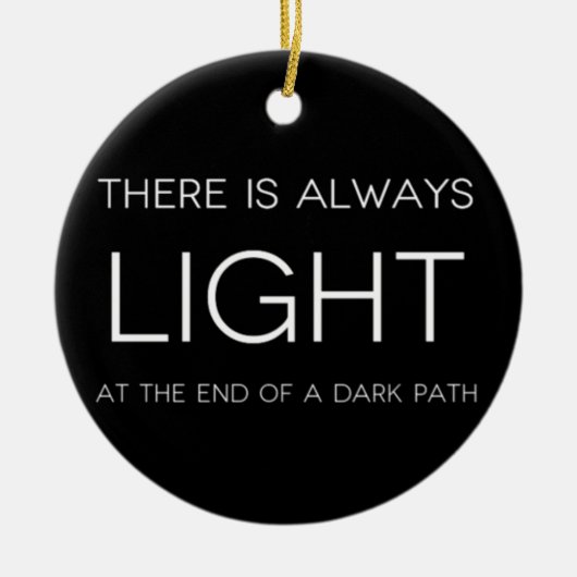 Spirituele prijsopgave keramisch ornament (Voorkant)