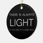 Spirituele prijsopgave keramisch ornament (Links)