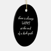 Spirituele prijsopgave keramisch ornament (Rechts)