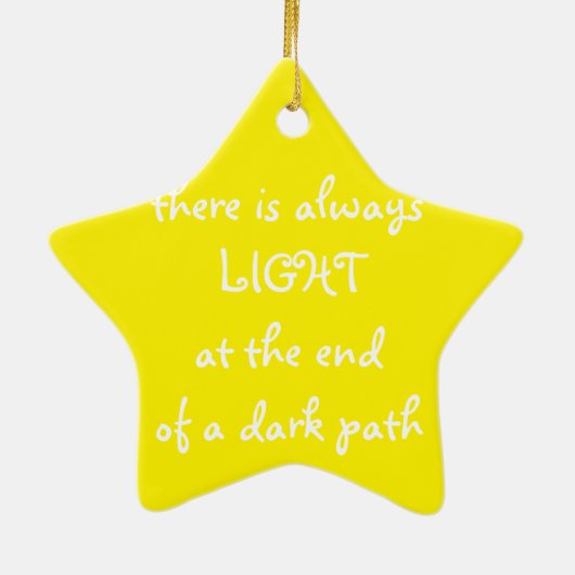 Spirituele prijsopgave keramisch ornament (Achterkant)