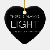 Spirituele prijsopgave keramisch ornament (Achterkant)