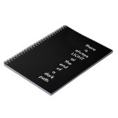 Spirituele prijsopgave notitieboek (Linkerzijde)