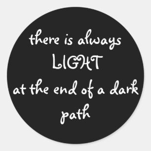 Spirituele prijsopgave ronde sticker