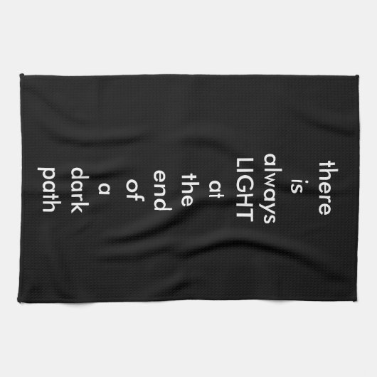 Spirituele prijsopgave theedoek (Horizontaal)