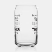 Spirituele reflectie kunst - 1 Johannes 2:16 Blikvorm Glas (Rechts)