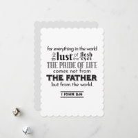 Spirituele reflectie kunst - 1 Johannes 2:16