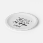 Spirituele reflectie kunst - 1 Johannes 2:16 Papieren Bordje (Gekanteld)