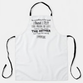 Spirituele reflectie kunst - 1 Johannes 2:16 Schort (Voorkant)