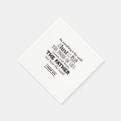 Spirituele reflectie kunst - 1 Johannes 2:16 Servet (Hoek)