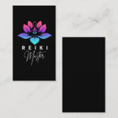 Spirituele Reiki Master Energy Therapy Meditation Visitekaartje (Voorkant / Achterkant)
