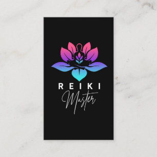 Spirituele Reiki Master Energy Therapy Meditation Visitekaartje