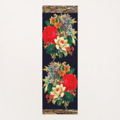 Spirituele Retreat Natuur Bloemenscène Tuin Rozen Yogamat (Voorkant)