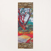 Spirituele Retreat Natuur Landschap Meditatieboom Yogamat (Achterkant)