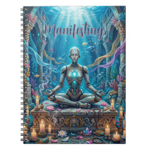 Spirituele Robot Spiraal Foto Notitieboek