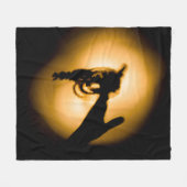 Spirituele Rosary Tasbeeh Fleece Deken (Voorkant (Horizontaal))