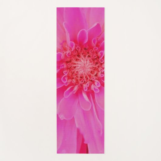 Spirituele roze Yoga Flower Yogamat (Voorkant)