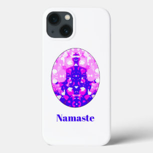 Spirituele Roze Zit Yoga Houden Namaste Case-Mate iPhone Case