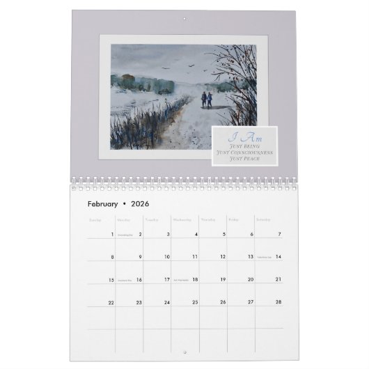 Spirituele Seeker Awakening Cadeau Momentkalender Kalender (Feb 2026)