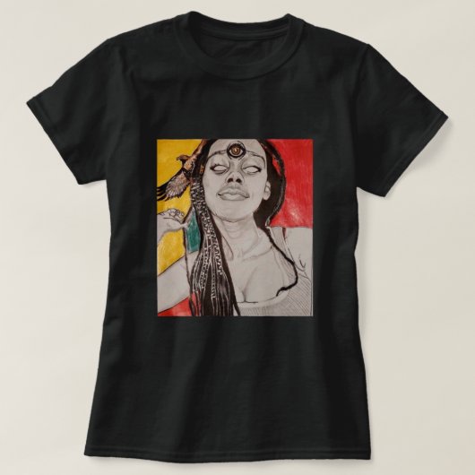 Spirituele Shawty' Woman's T-Shirt (Design voorkant)