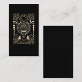 Spirituele signalen Moon Astrology Sun Stars Visitekaartje (Voorkant / Achterkant)