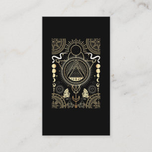 Spirituele signalen Moon Astrology Sun Stars Visitekaartje