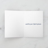 Spirituele spruit wenskaart kaart (Binnen)