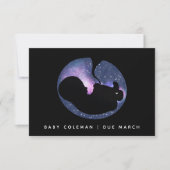 Spirituele sterren Baby Zwangerschap Aankondiging (Voorkant)