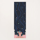 Spirituele sterren en Florals Woman Beauty Yogamat (Achterkant)