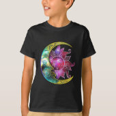 Spirituele Sun Moon Galaxy T-shirt (Voorkant)