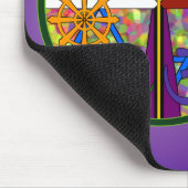 Spirituele symbolen in de eenheid muismat (Hoek)