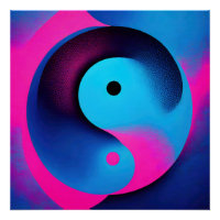 Spirituele Symmetrie Yin Yang Kleurrijke Abstracte