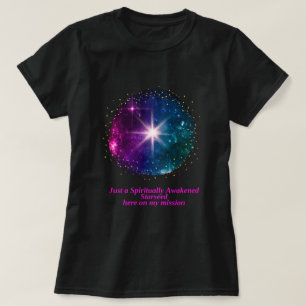 Spirituele T-shirts en Sweatshirts, ontwaakte Star