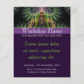 Spirituele Temple Fractal Art Flyer (Voorkant)